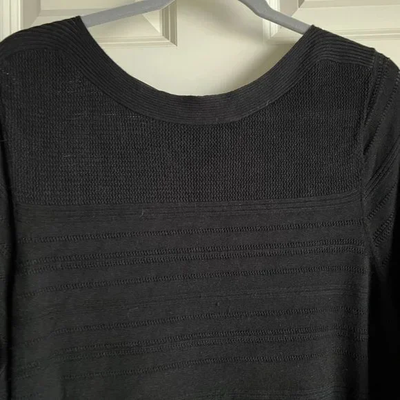 Apt. 9 Short-Sleeved Sweater - Black - Size 1X - Picture 8 of 8